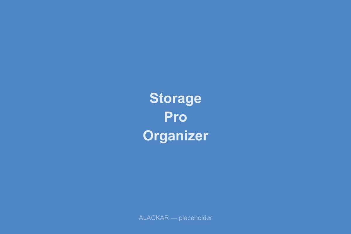 Alackar Storage Pro Organizer in use